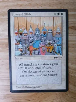 MTG Arabian Nights Army of Allah NM - Image 1