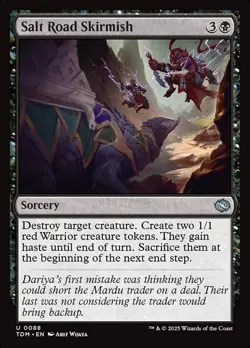 Salt Road Skirmish Foil (088) Tarkir: Dragonstorm TDM MTG Magic - Image 1
