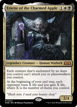 Eriette of the Charmed Apple (Promo Pack) [Wilds of Eldraine Promos] Foil Near - Image 1