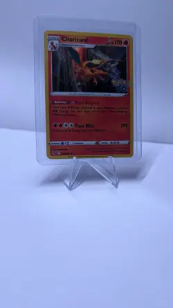 Pokemon Charizard Holo Rare Pokemon GO 010/078 170 HP Stage 2 Flare Blitz Card - Image 1