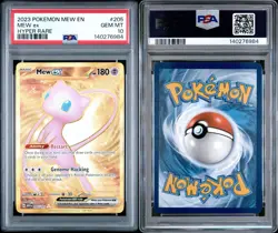 Mew ex 2023 Pokemon 151 UPC Ultra Premium #205 Gold Metal Full Art PSA 10 - Image 3