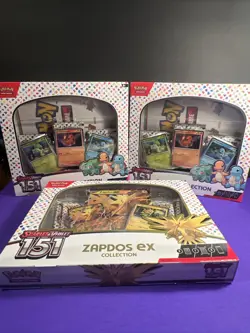 Pokemon TCG Lot 3 Scarlet & Violet 151 Collection Boxes Factory Sealed English - Image 4