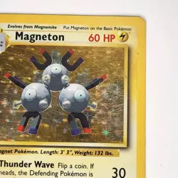 Pokemon TCG Magneton Base Set 9/102 Holo 1999 - Image 3