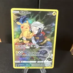 Pokemon Pikachu Full Art Holo Lost Origin Trainer Gallery TG05/TG30 - Image 1