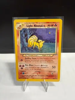 Light Ninetales 50/105 Uncommon Neo Destiny Pokemon Near Mint - Image 1