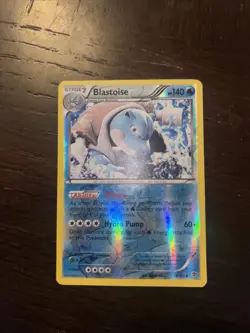 Pokemon TCG Blastoise Plasma Blast 16/101 Reverse Holo Holo Rare - Image 1