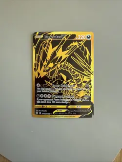 Pokemon Eternatus V SV121/SV122 Shining Fates Shiny Vault Gold Full Art NM - Image 1