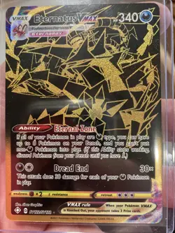 Eternatus VMAX Gold Shiny Holo Rare Shining Fates Pokemon SV122/SV122 NM/M - Image 3