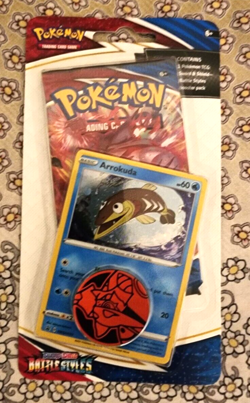 Pokemon TCG Battle Styles Booster Pack Arrokuda Brand New Sealed (SWSH093) 728192526978 - Image 1