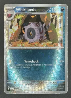 Pokemon TCG Whirlipede (Master Ball Pattern) 055/086 Sv: Black Bolt Holo - Image 1