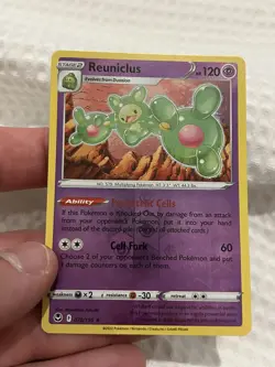 Pokemon TCG Sword & Shield Silver Tempest Reuniclus Reverse 078/195 - Image 1
