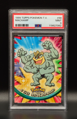 Machamp PSA 9 Topps 1999 Pokemon TV #68 MINT Animation Edition Newly Graded - Image 1
