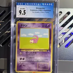 🔥1997 Pokemon JAPANESE FOSSIL #79 SLOWPOKE CGC 9.5 / CGC 10 - Image 1