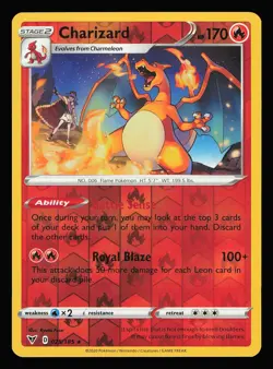 Charizard 025/185 Vivid Voltage Reverse Holo Pokemon NM - Image 1