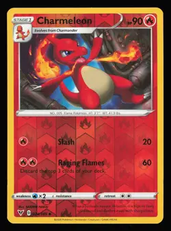 Charmeleon 024/185 Vivid Voltage Reverse Holo Pokemon NM - Image 1