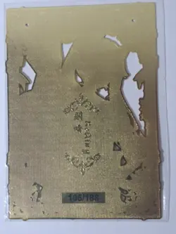 Goddess Story Keqing Metal Gold Card numbered #105/188 Genshin Impact Waifu Card - Image 4