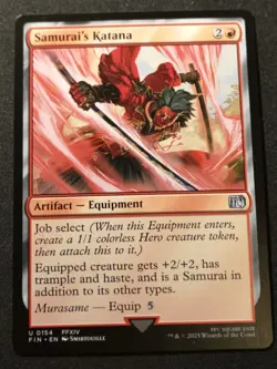 Samurai's Katana - FIN - NM Unplayed - EN - 0154 - Image 1