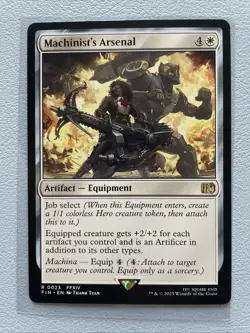 MTG Machinist's Arsenal Rare Regular NM FINAL FANTASY - Image 1