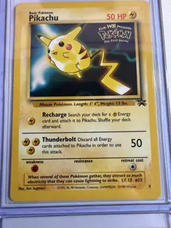 WB Presents POKEMON The First Movie BLACK STAR PROMO SET of 4 cards 1999 NM/M - Image 1