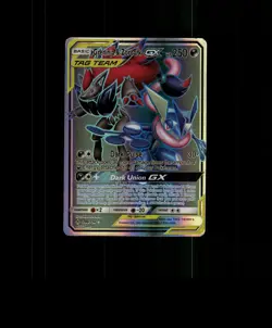 Fan-Art READ DESCRIPTION BELOW HOLO Greninja Card Zoroark Pokemon Card p3 - Image 1