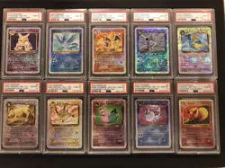 2002 Pokemon Legendary Collection - PSA 10 Complete Reverse Foil Set 110/110 - Image 1