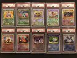 2002 Pokemon Legendary Collection - PSA 10 Complete Reverse Foil Set 110/110 - Image 4