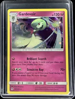 Gardevoir 141/214 Lost Thunder Cosmos Holo Rare 2018 Pokemon TCG Near Mint NM - Image 1