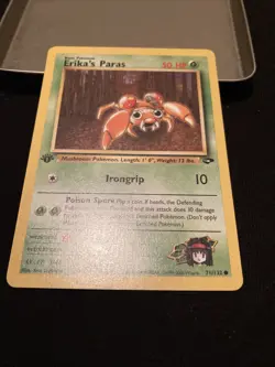 Erika's Paras 1st Edition 71/132 Gym Challenge Vintage WotC Pokemon - Image 4