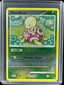 Shuckle 109/132 Reverse Holo Secret Wonders 2007 Pokemon TCG Heavily Played HP - Image 1