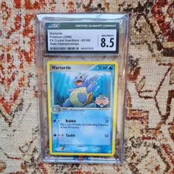 Wartortle #42 Pokemon ex Crystal Guardians - State Championships Promo - CGC 8.5 - Image 1