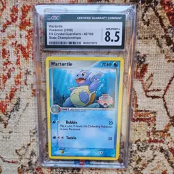 Wartortle #42 Pokemon ex Crystal Guardians - State Championships Promo - CGC 8.5 - Image 2