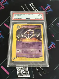 Pokemon PSA 9 Skyridge Starmie 30/144 WOTC Rare Nintendo MINT TCG Game - Image 1