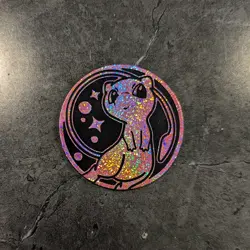 Pokemon 151 UPC Mew Flip Coin Pink Holo - Image 1