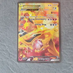 Pokemon Charizard EX LP XY121 XY Full Art Promo Holo - Image 2