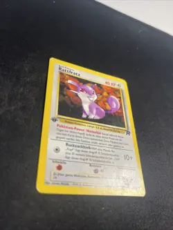 2000 Pokemon GERMAN 1st Edition Rocket Rattfratz-Rattata 66/82 EX - Image 3