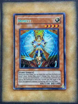 Yugioh Honest LODT-EN001 Secret Rare Original Print LP - Image 1
