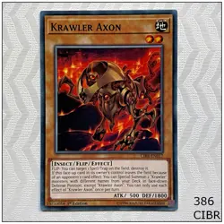 Krawler Axon - CIBR-EN017 - Common 1st Edition Yugioh - Image 1