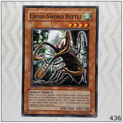 Cross-Sword Beetle - CRMS-EN035 - Common 1st Edition Yugioh - Image 1