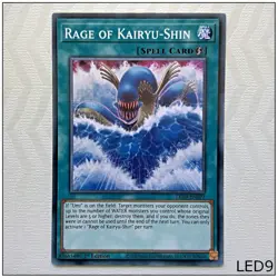 Rage of Kairyu-Shin - LED9-EN027 - Common 1st Edition Yugioh - Image 1
