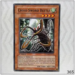 Cross-Sword Beetle - CRMS-EN035 - Common 1st Edition Yugioh - Image 1