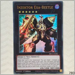 Inzektor Exa-Beetle - BROL-EN084 - Ultra Rare 1st Edition Yugioh - Image 1