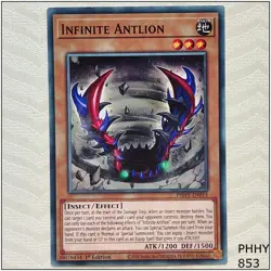 Infinite Antlion - PHHY-EN015 - Common 1st Edition Yugioh - Image 1