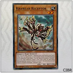 Krawler Receptor - CIBR-EN019 - Common 1st Edition Yugioh - Image 1