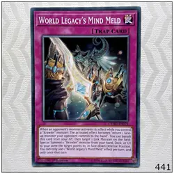 World Legacy's Mind Meld - CYHO-EN075 - Common 1st Edition Yugioh - Image 1