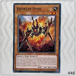Krawler Spine - CIBR-EN016 - Common 1st Edition Yugioh - Image 1