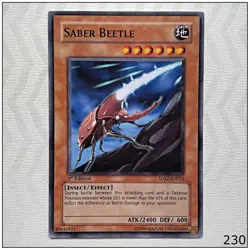 Saber Beetle - 5DS2-EN012 - Common 1st Edition Yugioh - Image 1