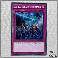 World Legacy Landmark - COTD-EN071 - Common 1st Edition Yugioh - Image 1