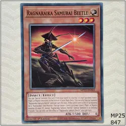 Ragnaraika Samurai Beetle - MP25-EN343 - Common 1st Edition Yugioh - Image 1