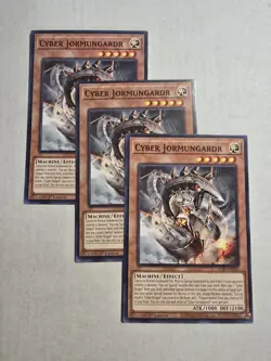 x3 Cyber Jormungardr Common 3x ALIN-EN026 NM 1st Ed Yu-Gi-Oh! - Image 1