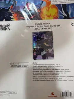 UNION ARENA Playmat & Action Point Cards Set Solo Leveling - Image 2